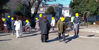 清掃活動の様子