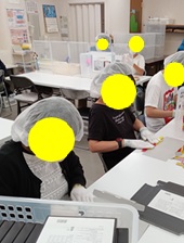 軽作業の様子